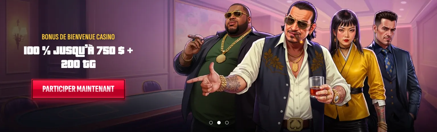 Bannière Mafia Casino